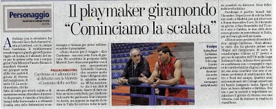 Raul Cardenas sigue por Italia.