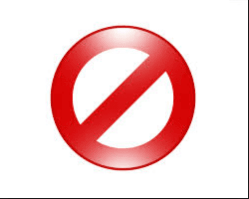 Todo es prohibido