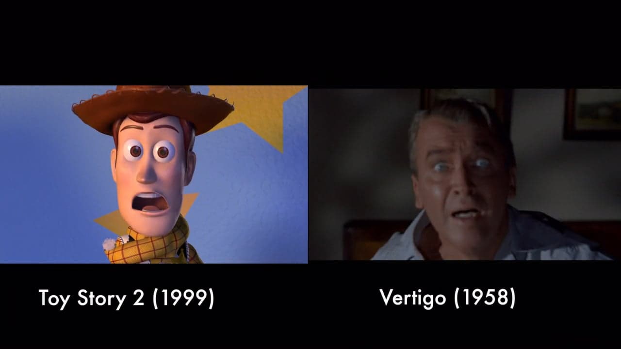 Fantastico tributo de Pixar al cine.