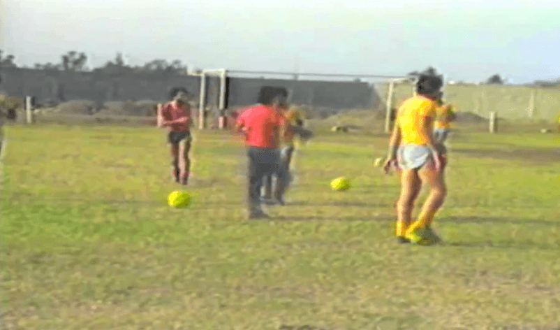 Asi entrenaban Barcelona y Emelec hace 37 y 32 años respectivamente(video)