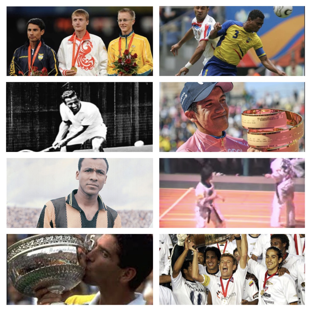 Los 10 logros más importantes de la historia deportiva del Ecuador.